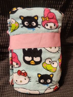 NWT Hello Kitty, Melody, Cinnamoroll, Keroppi, Chococat, Batz 2 Pack Hand Towels